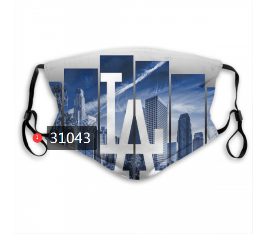 2020 Los Angeles Dodgers Dust mask with filter 39